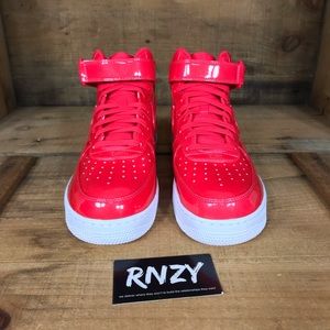 nike air force 1 siren red